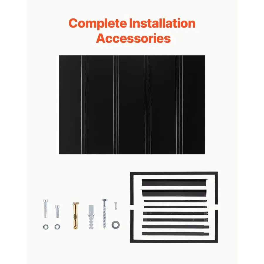 

Fixed Metal Awning 56 x 24 in, Window Awning Door Canopy, Stable Triangle Steel Frame Awnings for Doors Exterior Rain, and Snow