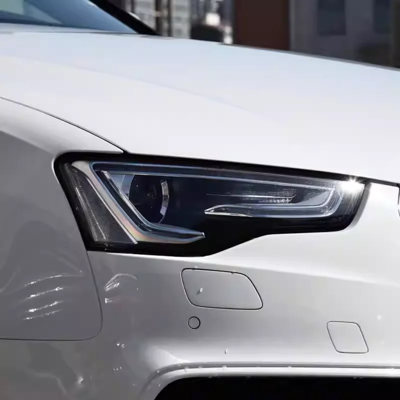 لأودي A5 2012 2013 2014 2015 2016 كشافات عدسة المصباح قذيفة غطاء استبدال المصباح الزجاج #6