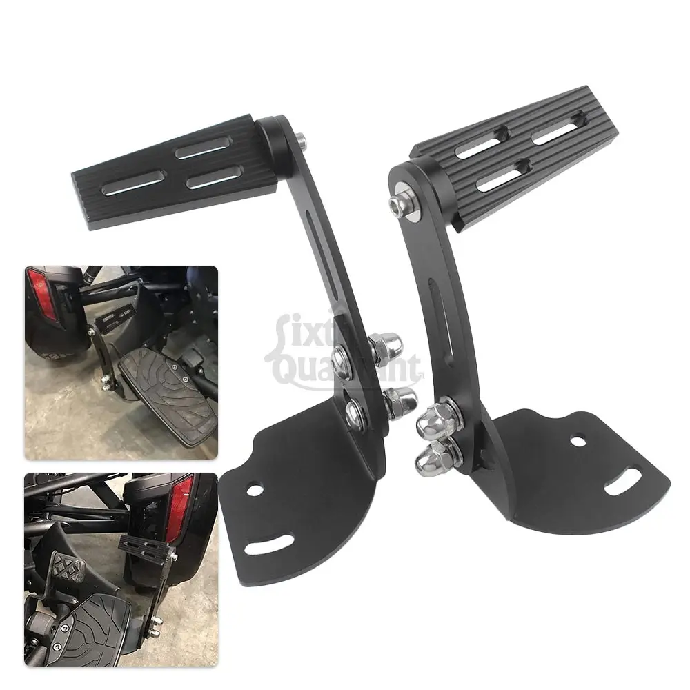 

Motorcycle Accessories 1 Pair Front Floor Board Highway Road Pegs For Can-Am Spyder F3 Models With Factory Floorboards 2015-2023