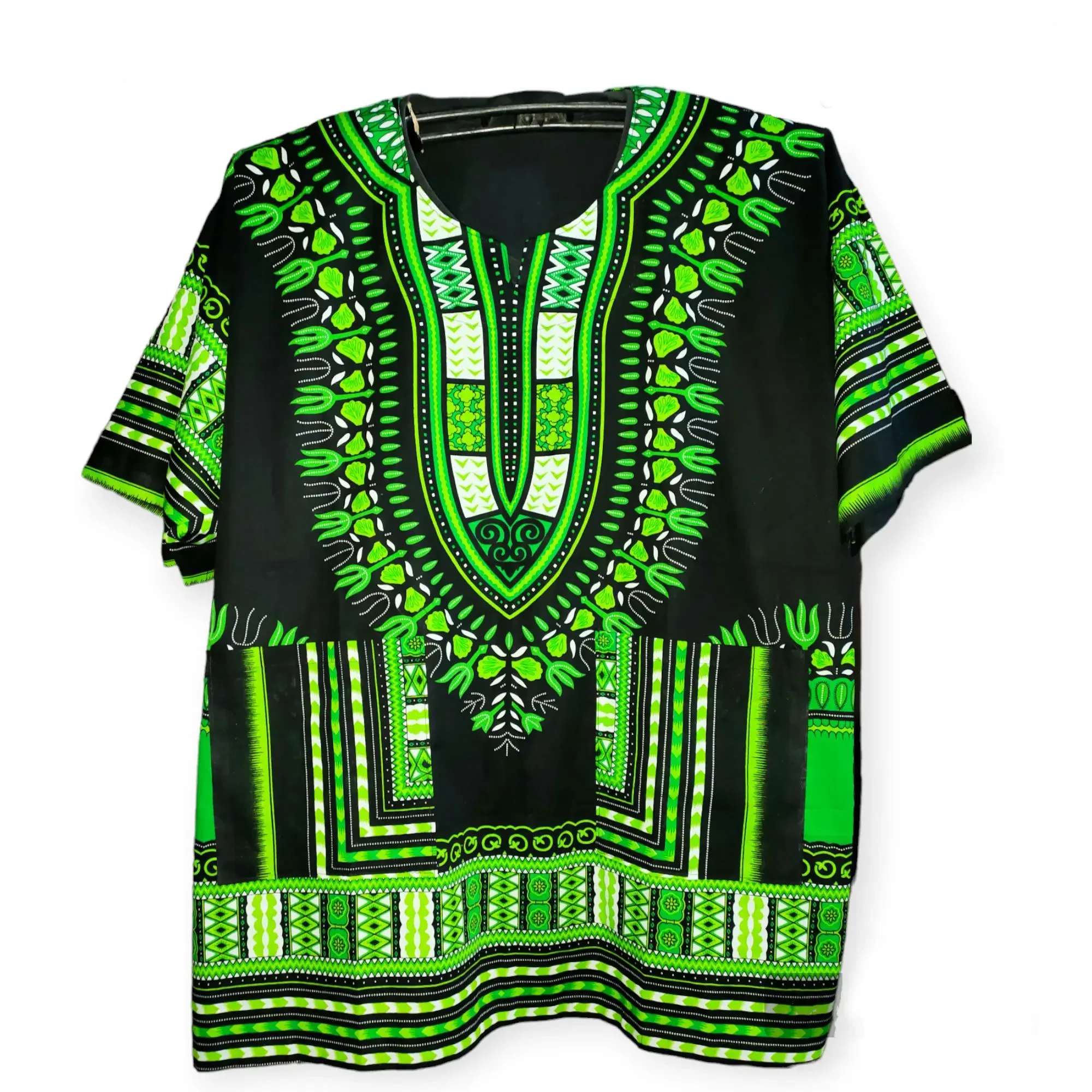 Modne Dashiki afrykańskie tradycyjne T-shrit męskie oversize oddychający sweter męskie T-shirt afrykańskie etniczne Unisex ubranka