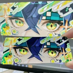 Game Keychain Bookmark Acrylic Cards Kinich Turnfire Hunt Eyes Pupil of The Sky Card High-value Eye Reflective Collection Gift