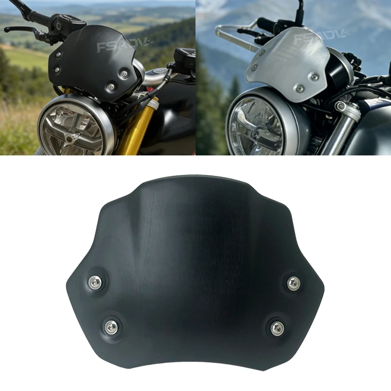 

Алюминиевый ветровой дефлектор для BMW RNINET, ветровое стекло для R NINE T Racer R9T Pure Scrambler Urban G/S 2014-2023, мотоциклетное ветровое стекло