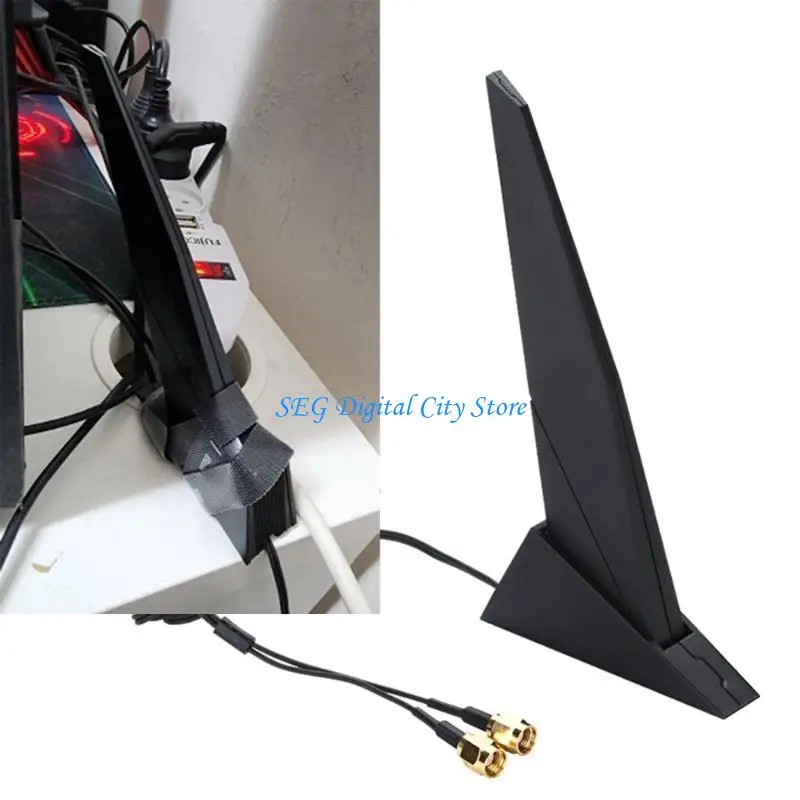 

U75b Оригинальный Wi-Fi 2T2R Антенна Три-диапазон 2.4/5/6G Booster-For ROG Z390 Z490 X570 B460