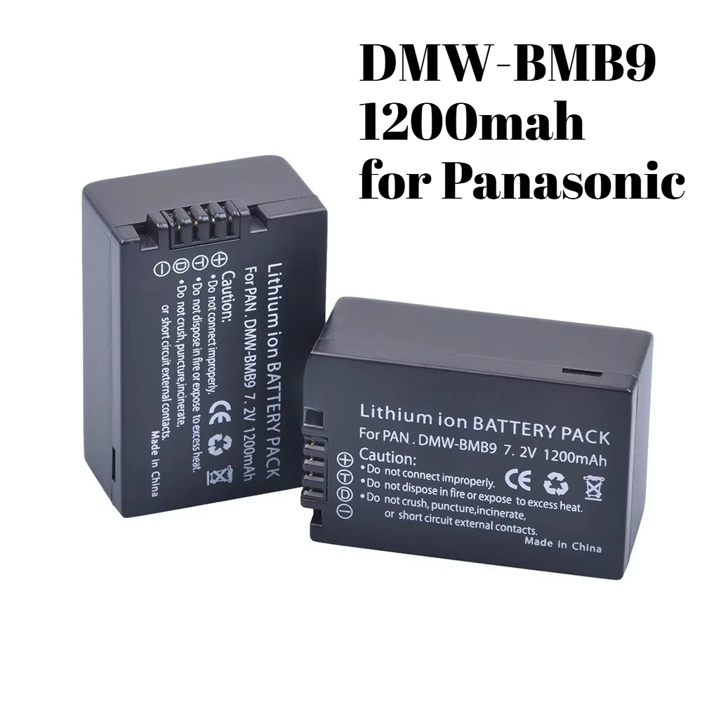 

DMW-BMB9 Rechargeable Battery 1200mAh for Panasonic DMC FZ40 FZ45 FZ60 FZ70 FZ100K FZ40K FZ45K Lumix Camera
