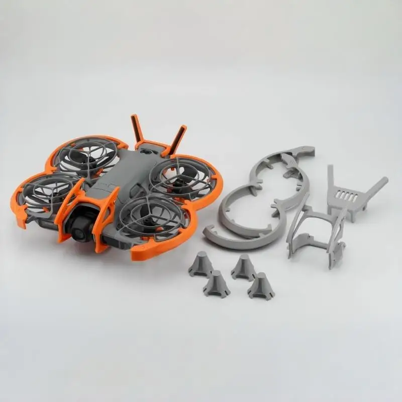 1 مجموعة ملحقات الطائرة بدون طيار ثلاثية الأبعاد الطباعة 4in1 ل Neo2 المضادة للتصادم حامي الوفير بار Gimbal بار مكافحة الإفلات حماية الذيل #4