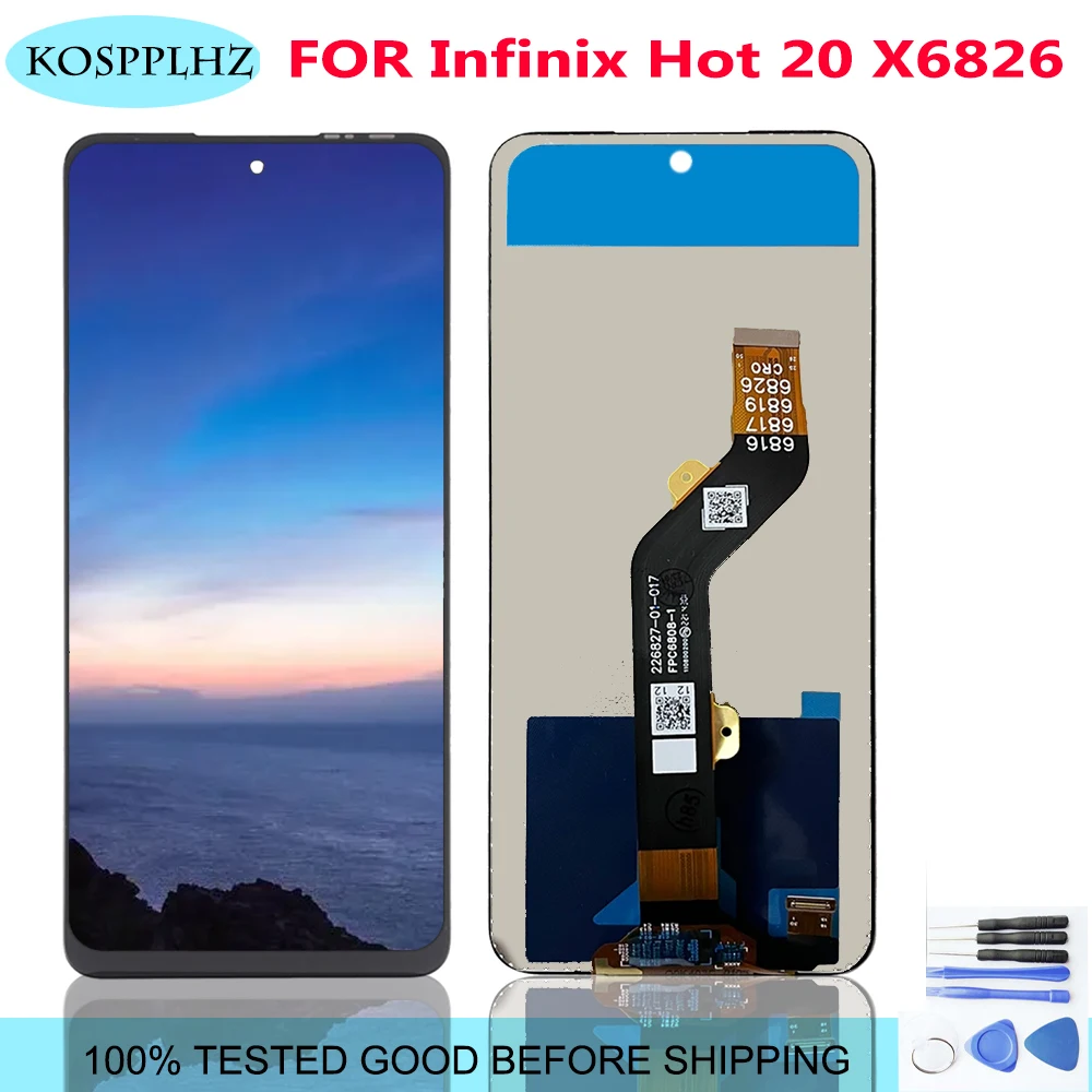 توصية وتحليل لشاشة LCD لجهاز Infinix Hot 20 X6826 بحجم 6.82 بوصة (نموذج FPC6808)