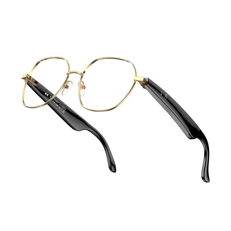 

Sanvnet W100B AI Smart Glasses Bluetooth Enabled Audio Call Music for Business Office Wearable Headset Smart Translation