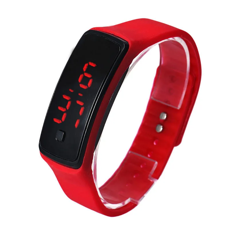 New Boy Girl Children Fashion LED Sport Electronic Digital Wristwatch Child Silica Gel Watch Watches