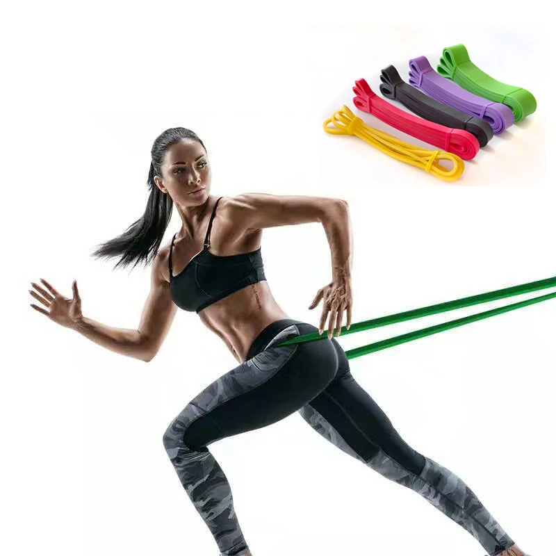 Treino pilates látex resistência banda exercício elástico para força esportiva pull up assist banda resistente fitness feminino