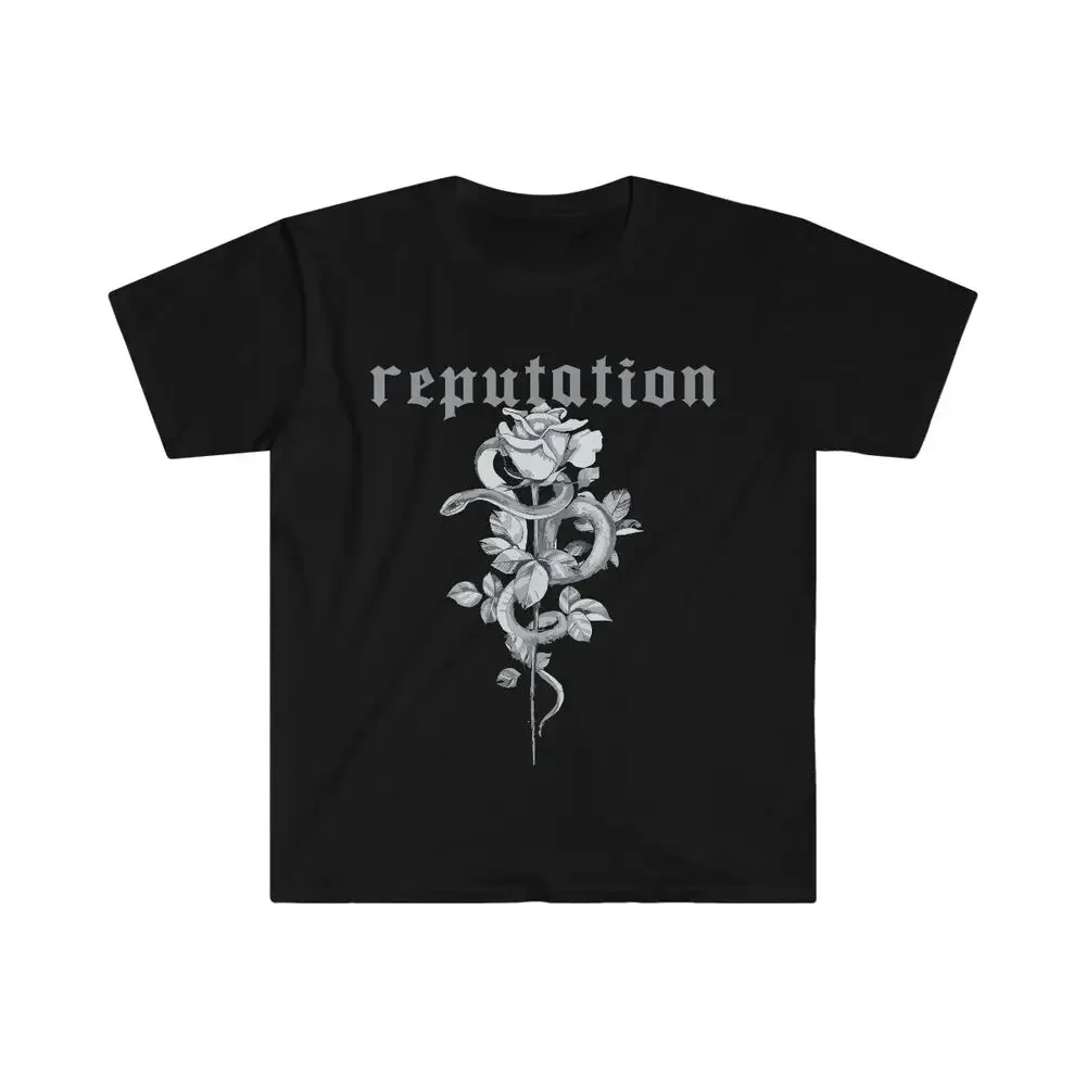 Reputation Snake T Shirt TS Red  Eras Tour Swifty Fan Albums Concert Tee   High Quality 100%Cotton Short Sleeve