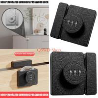 Q5WD Keyless Combination Lock Glowing Security Entry Lock for Cabinet Door Drawer
