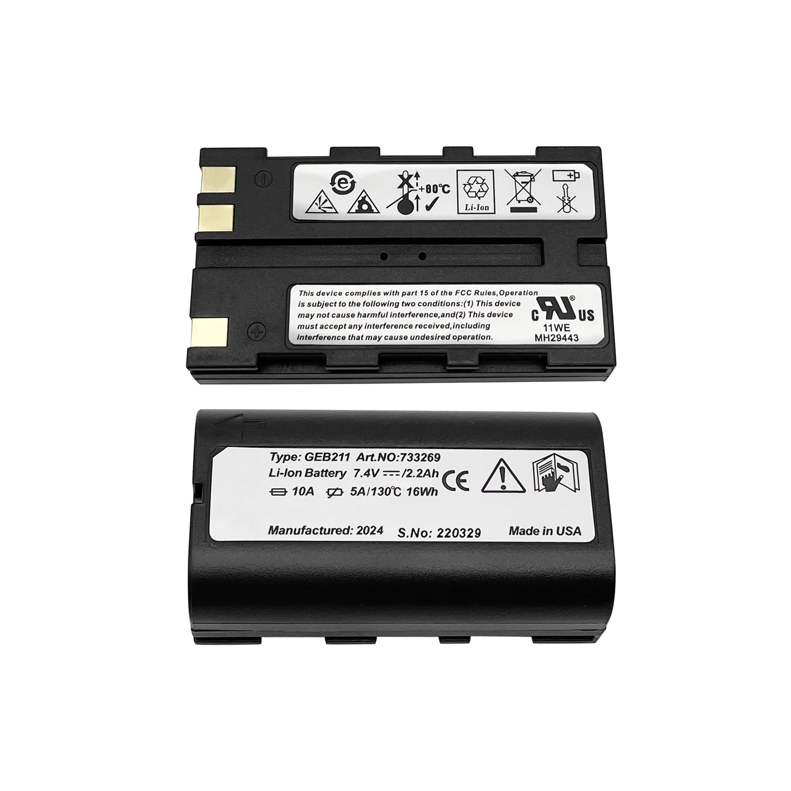 

2pcs GEB211 GEB212 battery for Leica ATX1200 RX1200 GPS1200 GRX120 survey Total Station GPS brand new great