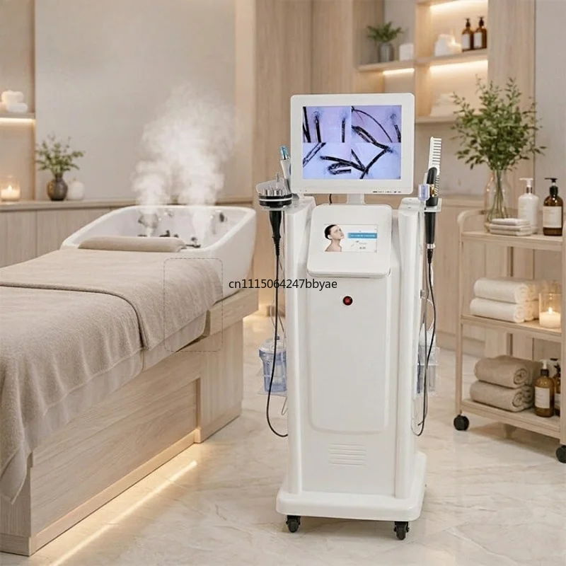 For 8‑in‑1 Scalp Hair Analyzer Detector Machine Scalp Hair Checker Long‑Lasting Scalp Massager Hair Care Device