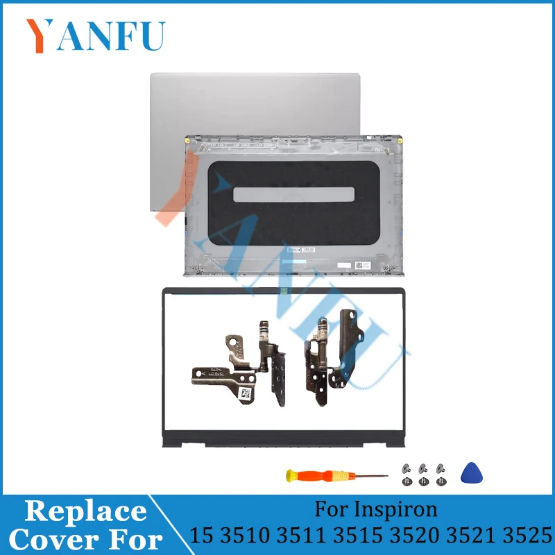 

NEW Laptop Case For Inspiron/Vostro 15 3510 3511 3515 3520 3525 DWRHJ LCD Back Cover Rear Lid TOP case/Front Bezel/Hinges
