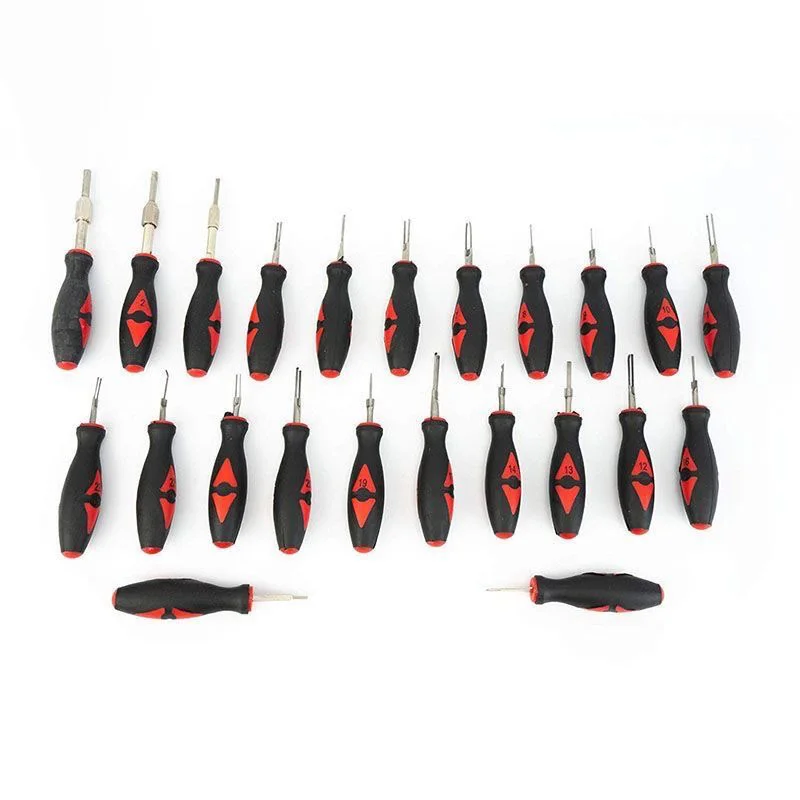 Car Wiring Harness Terminal Extractor Tool Set, Automotive Plug Pin Ejector For Navigation & Audio Connector Disassembly