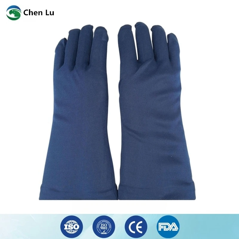 Direct selling x-ray radiation protective 0.25mmpb lead gloves nuclear power plants nuclear radiation protection lead gloves