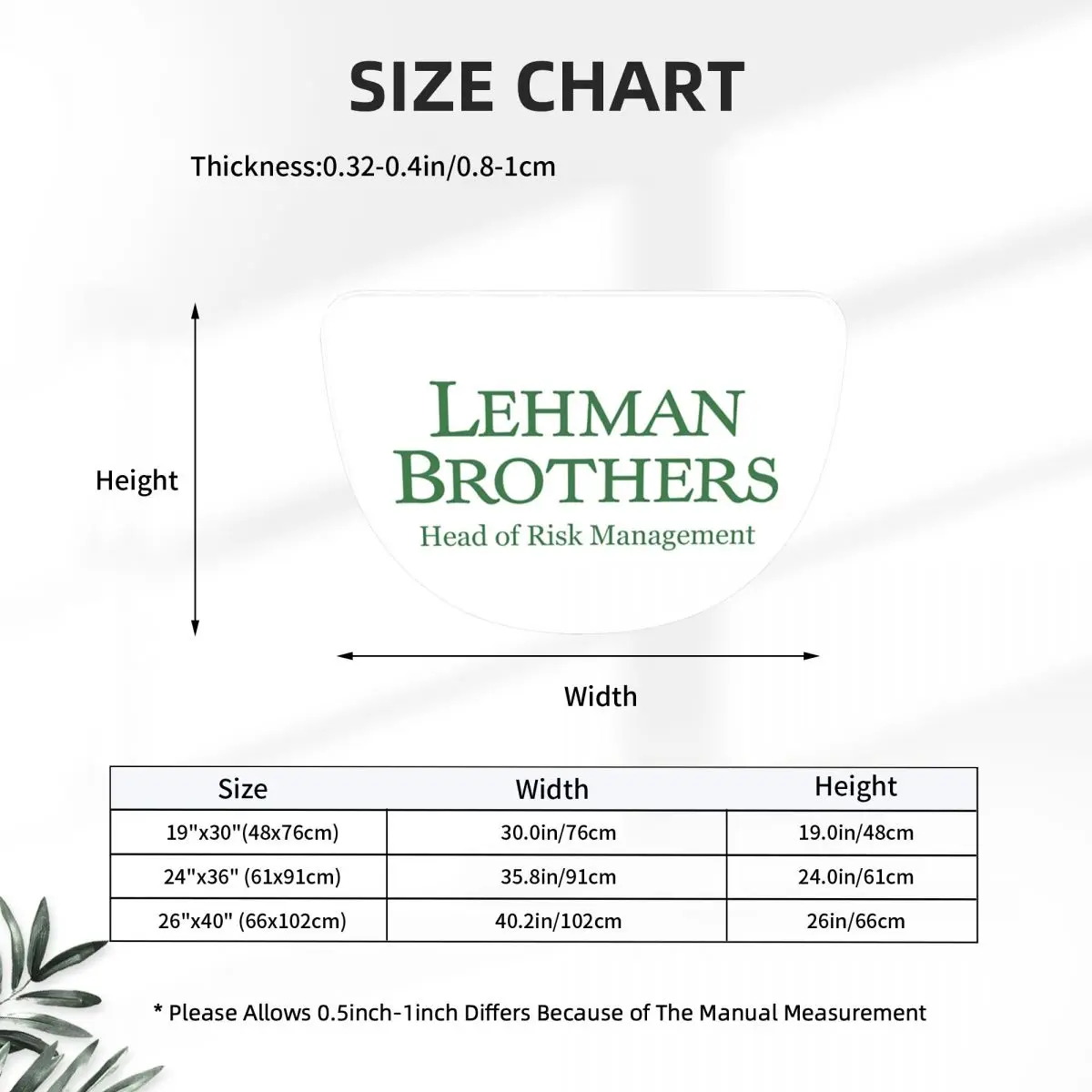 Lehman Brothers Risk Management 2008 Fin Flannel Half Round Doormat Non Slip Bathroom Mat Absorbent Floor Carpet for Living Room