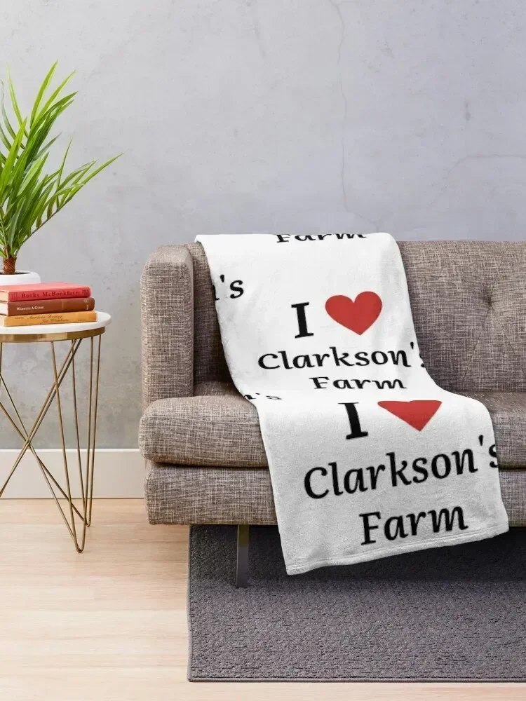 I Love Clarkson_s Farm Throw Blanket for babies Picnic Quilt Blankets