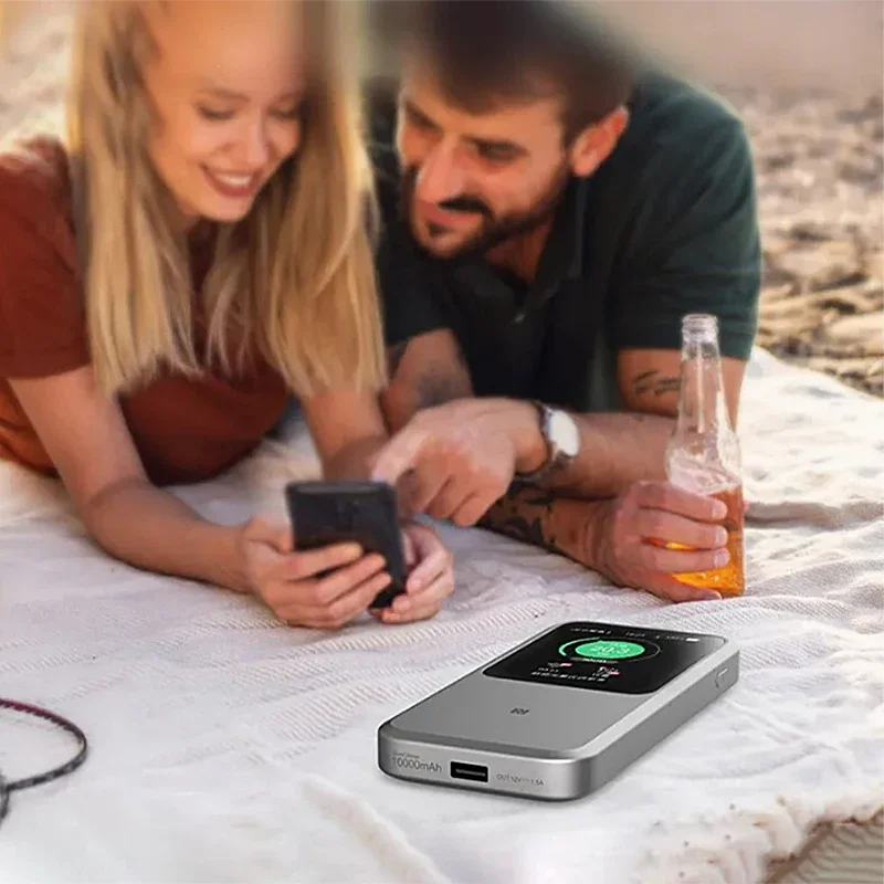 Baru Tidak Terkunci ZTE U50 Pro MU5120 10000MAh 5G Router Hotspot Seluler Wi-Fi6 3.6Gbps X62 5G NSA + SA NFC 5G Modem WiFi