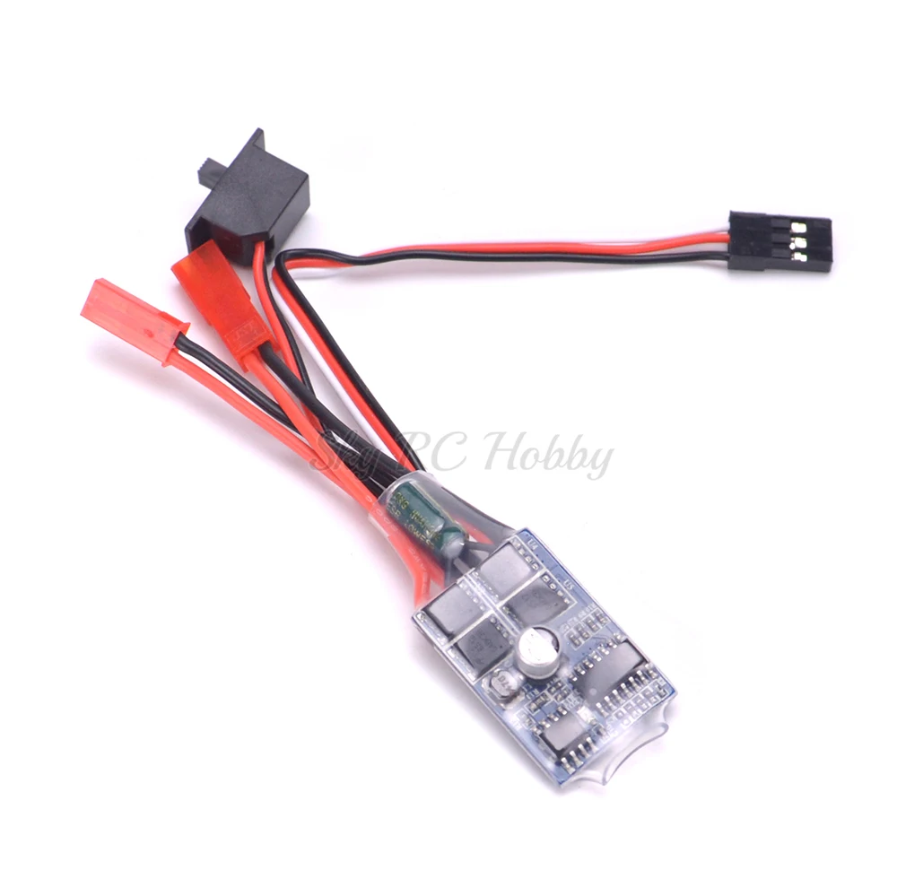 RC ESC 20A / 30A Brush Motor Speed Controller Forward Reverse Brake 2S for Controller Boat Car Tank RC Parts