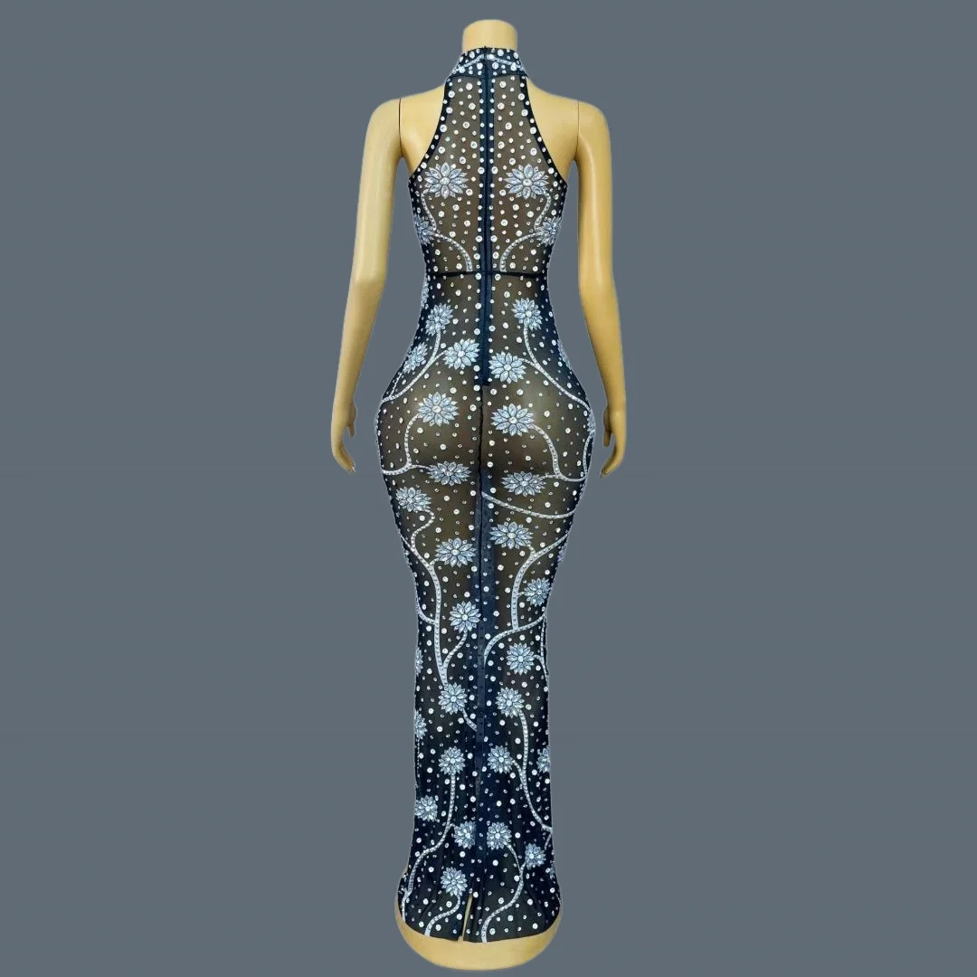 Mosanghua – robe longue de luxe ajourée, moulante, épaules dénudées, pour bal de Gala, tapis rouge, robe de soirée Sexy pour femmes, tenue de bal