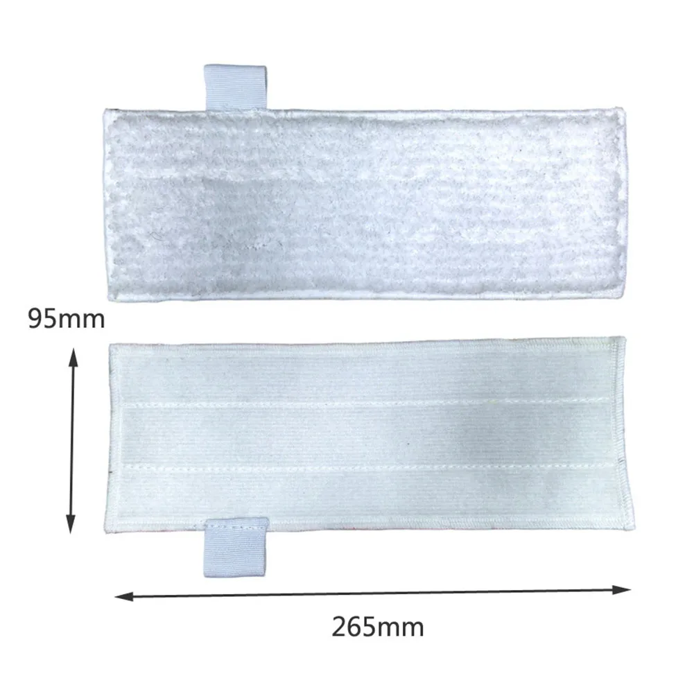 

4PACK Mop Cloth Replacement Pads for Dupray Steam Cleaner Soft Thick Microfiber Cloths with Scrubbing Strips for Messy Cleaning
