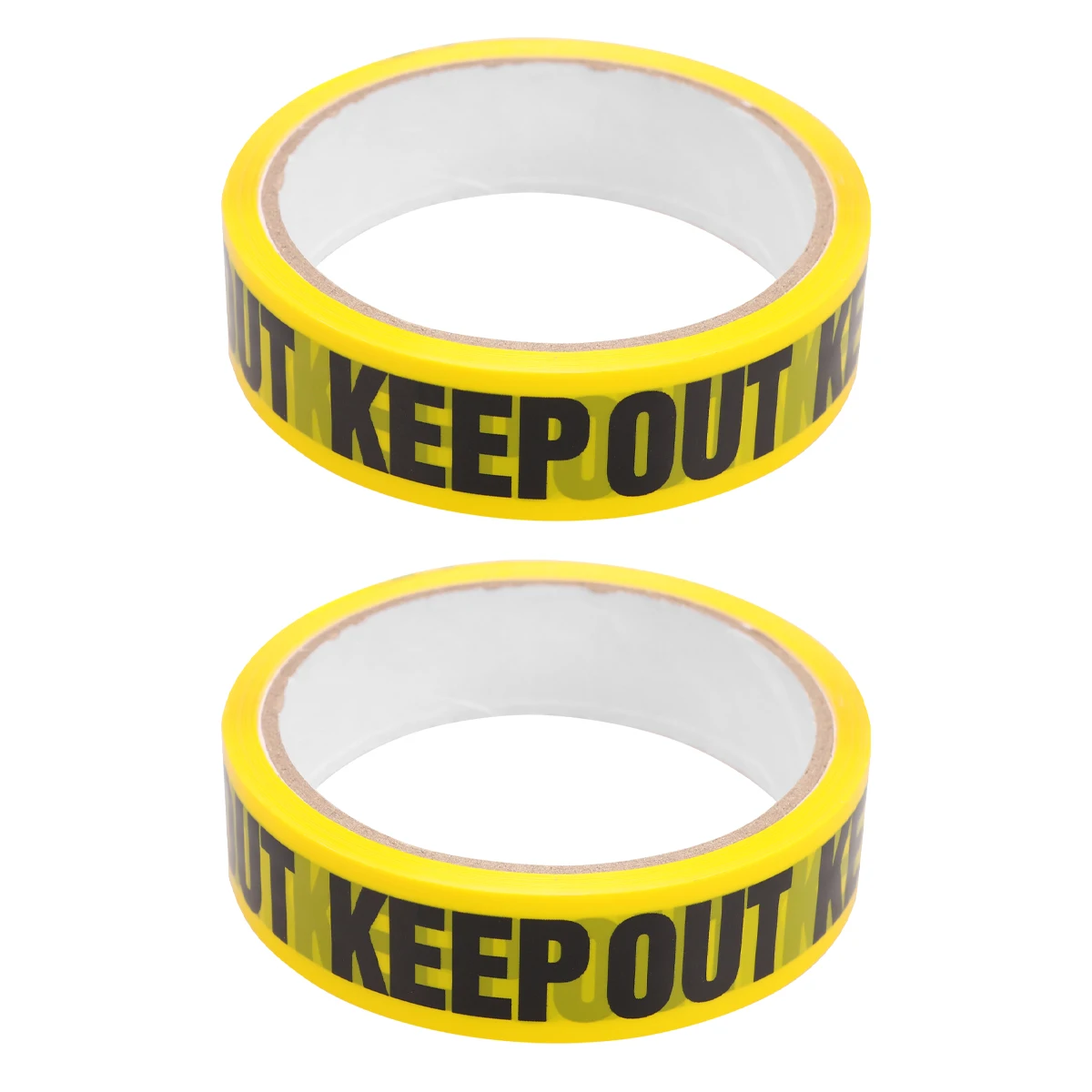 

2pcs Safety Warning Tape Strong Adhesive Textured Paper Floor Marking Neon Caution Industrial Yellow Bright Contrast Traction