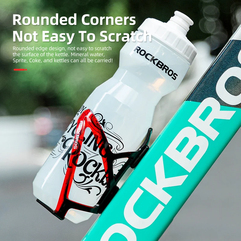 ROCKBROS Bike bidon 750ml butelka rowerowa z uchwyt Outdoor Sport przenośny czajnik rowerowy butelka wody Drinkware
