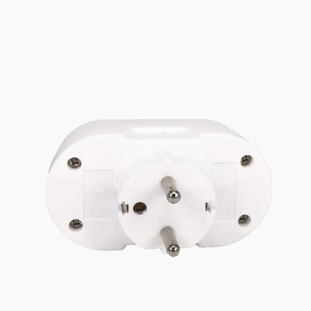 

Универсальный адаптер-переходник 16 А, 250 В переменного тока, с защитой от поражения током, 1-в-2 розетка, европейская вилка, 10 А, 16 А, портативный, для использования в путешествиях