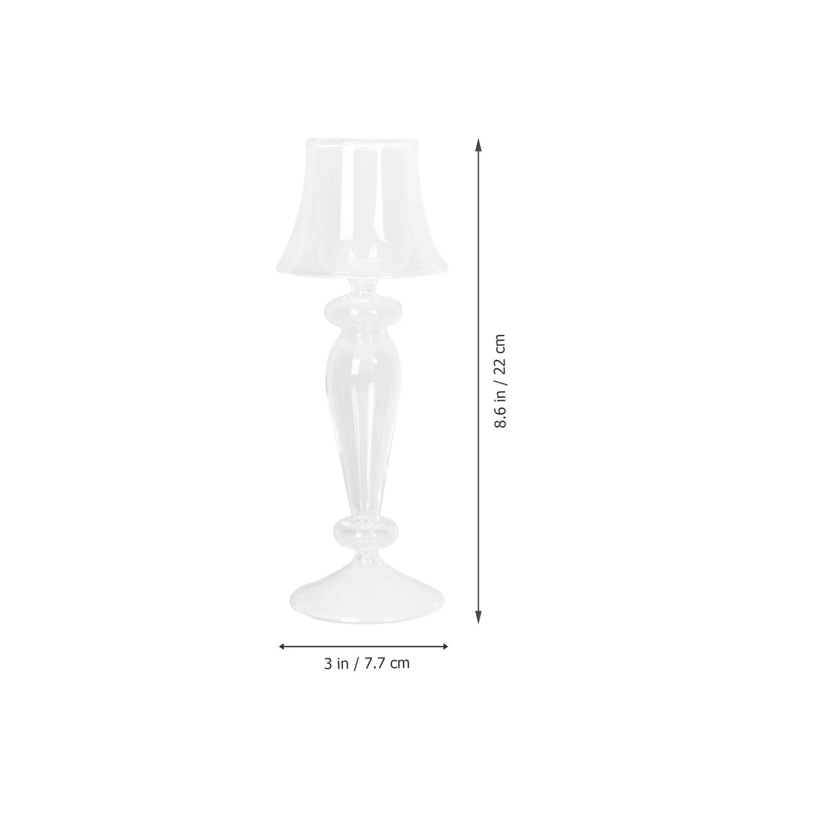 

Holder Modern Decorative Pillar Dining Table Centerpiece Dinner Light Holders Transparent Candlestick