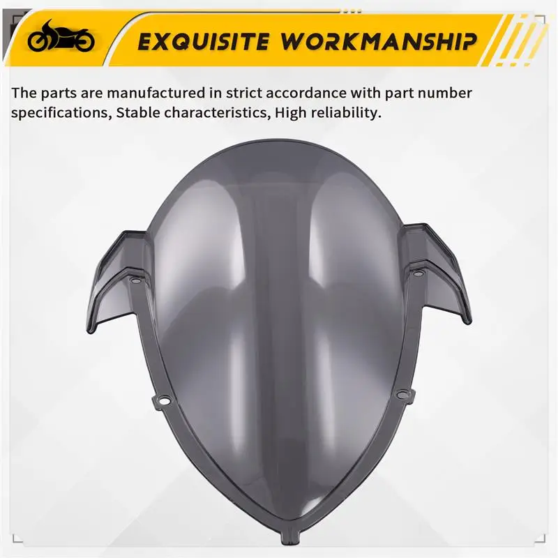 الزجاج الأمامي للدراجات النارية لأبريليا RS457 منحرف شاشة الرياح فيسر قناع دراجة نارية بجولة الزجاج الأمامي سموكي