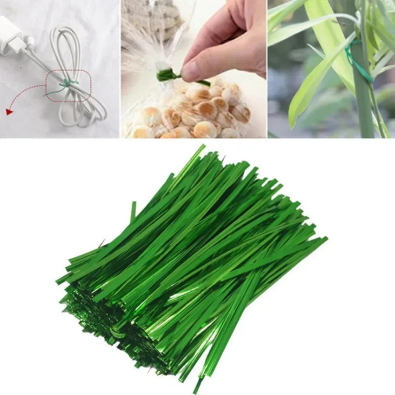 

85G 780-800pcs 15cm Foil Twist Ties Metallic Plastic Closure Tie for Tying Bread, Candy, Cookies, Gift Bags Arts Crafts Ties