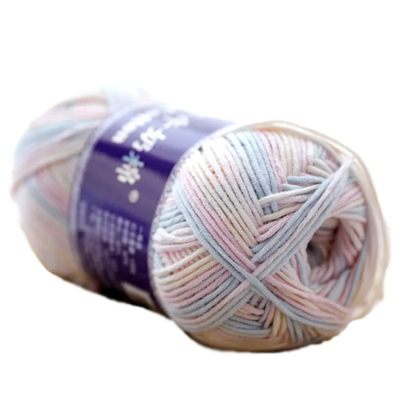 Xuefeier-Baby Cotton Thread, Baby Cotton Thread, Chenille Sub-Thread, Crocheted Wool, 5-Ply