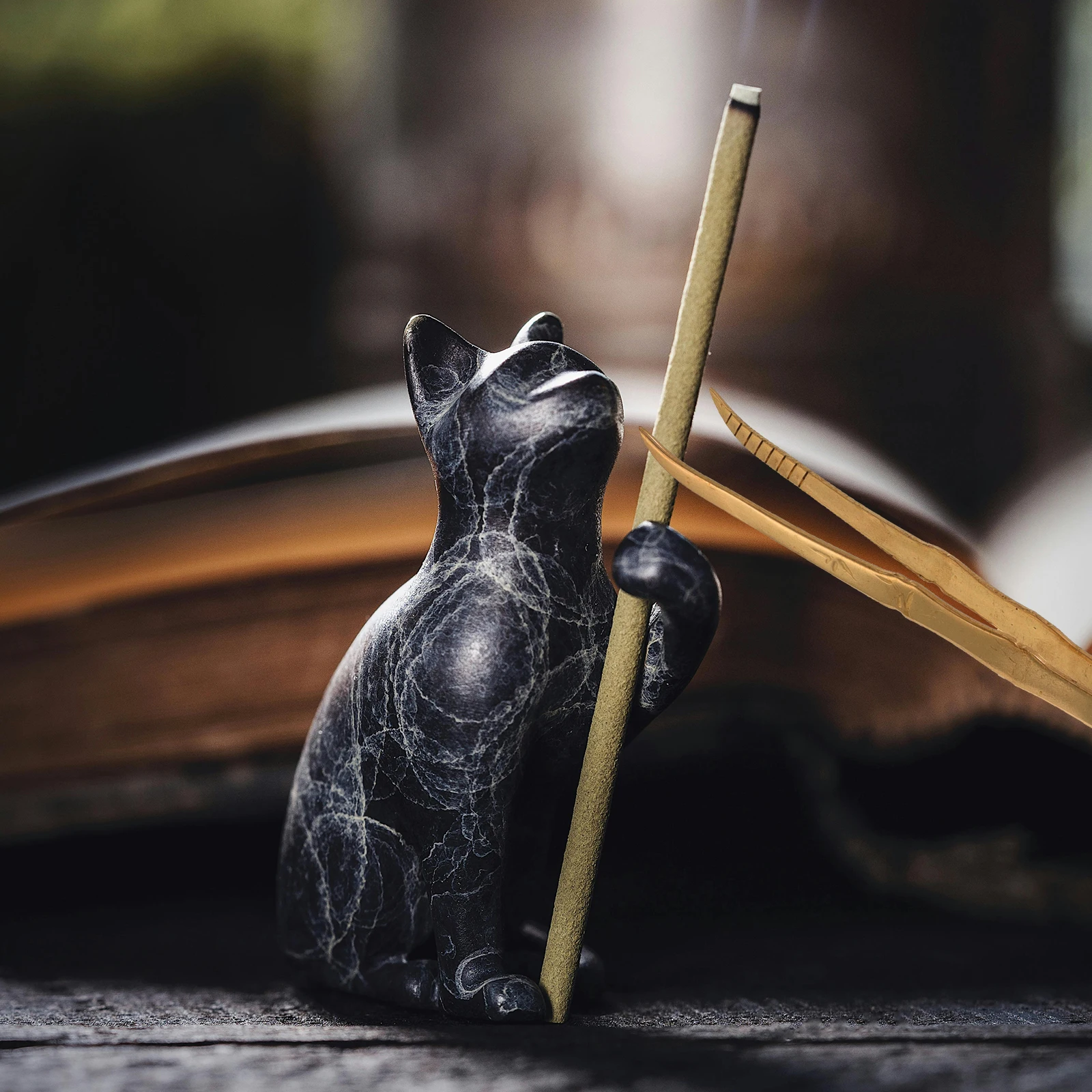 

incense burner Tong incense tweezers Charcoal Clip brass Carbon tweezers Long Anti-scalding Clip incense clip