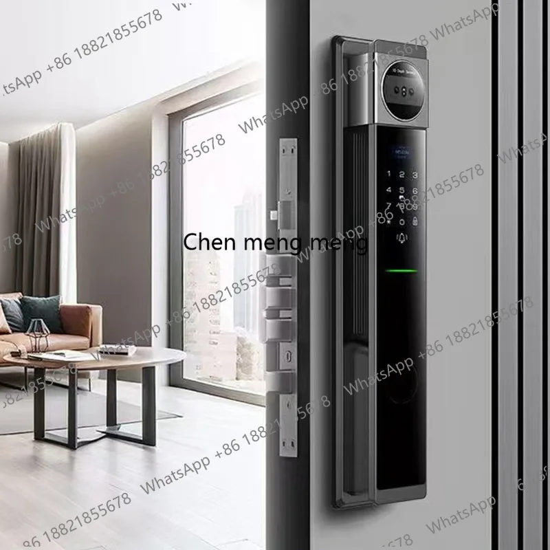 

Automatic electronic smart home waterproof face fingerprint anti-theft door visual cat eye password door lock