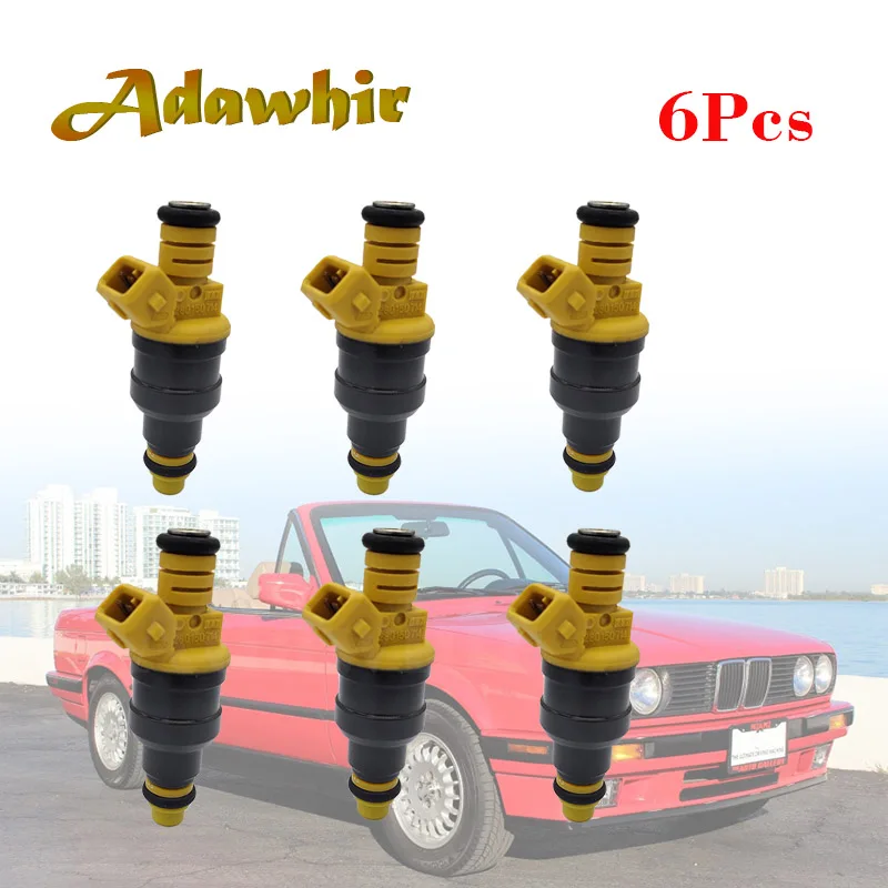 Fuel Injectors nozzle OEM 0280150714 fit for BMW 1986-1993 535i 1986-1993 735i 735iL 635C 635i 3.5L hight quality 6 pcs