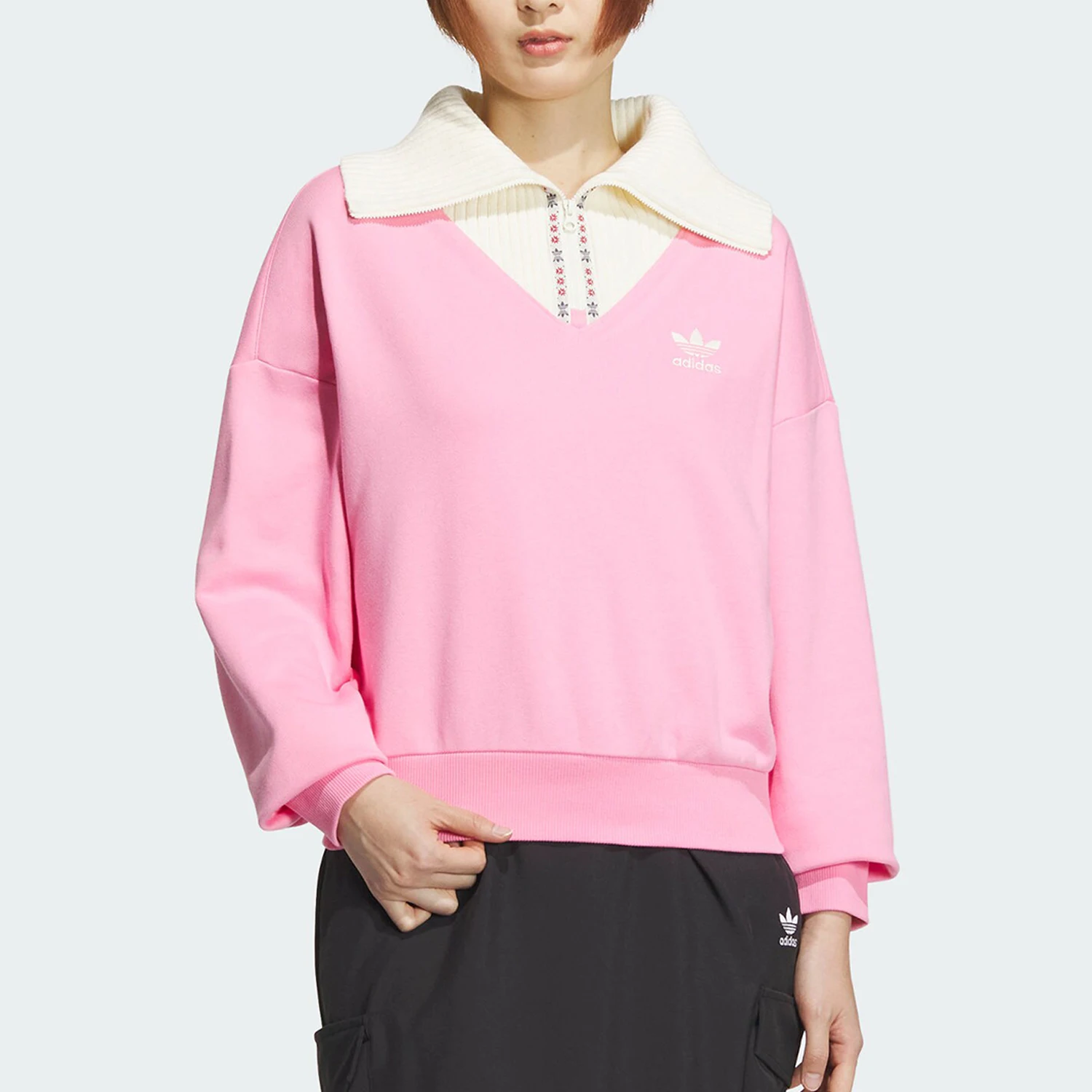 

Adidas genuine Spring Women's Casual Sport Long Sleeve Hoodie JE1607