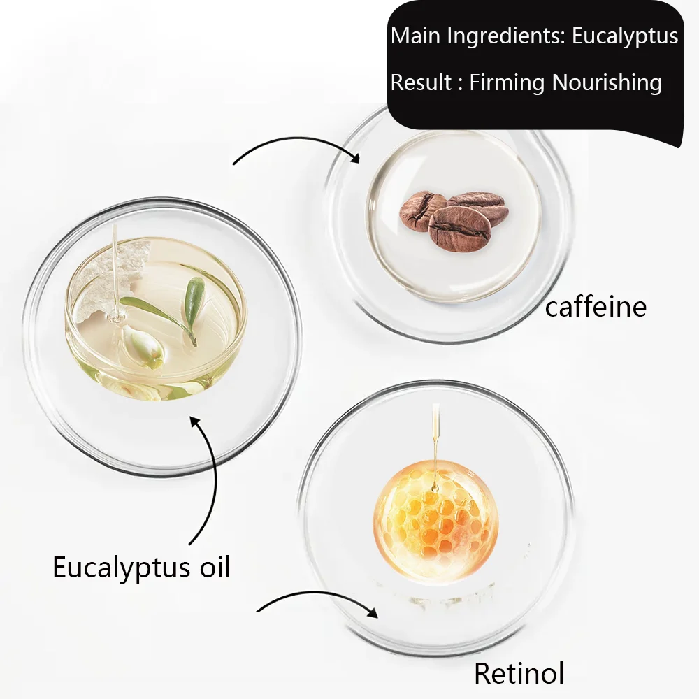 يمكنك اضغط على كريم العين الريتينول الكافيين. إنها مناسبة لتورم العين والهالات السوداء ومظهر الهالات السوداء والتجاعيد أو الشيخوخة #4