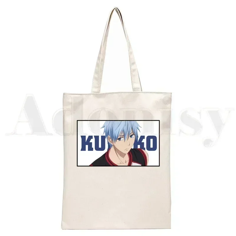 حقيبة تسوق أنيمي كوروكو نو سلة ، قماش بيئي ، متسوق قطن ، حقيبة حمل ، تسوق ، قابلة لإعادة الاستخدام