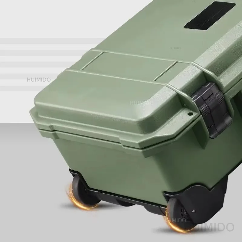 Multifunctional Plastic Tool Box Photographic Equipment Safety Protection Professional Outdoor Carrying Draw-bar Storage Case
