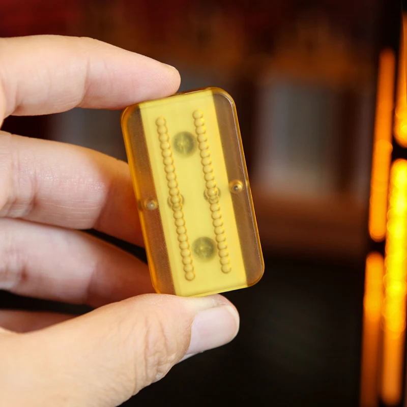 PEI Dupla Face Push Fidget Slider Fidget Toy Descompressão EDC Máquina de Moedas Hápticas Slider Para Adultos (Teflon)