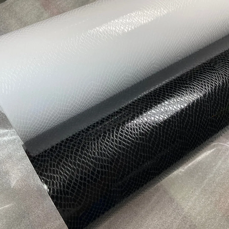 50x300cm White Black Snake Skin Leather Vinyl Car Wrap Snake Pattern Interior Car Laptop Phone Sticker Decal Wrapping