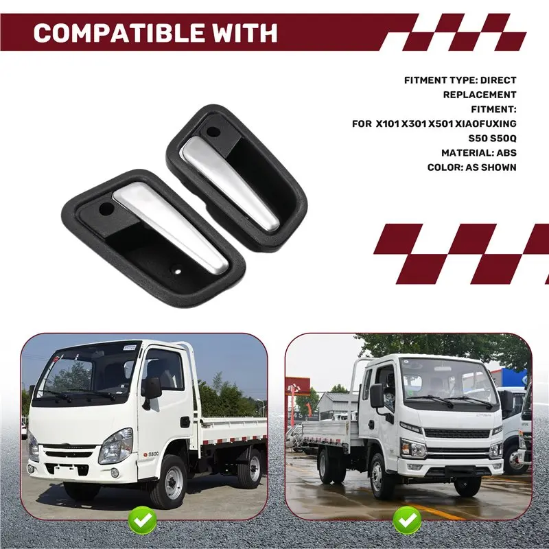 AS57-Car Inner Handle Accessories Truck For Yuejin Shangjun X101 X301 X501 Xiaofuxing S50 S50Q