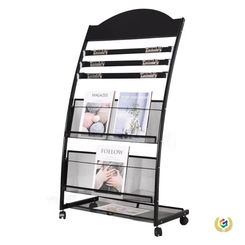 Office Shelf Data Display Rack Newspaper Publicity Rack Magazine Rack L y