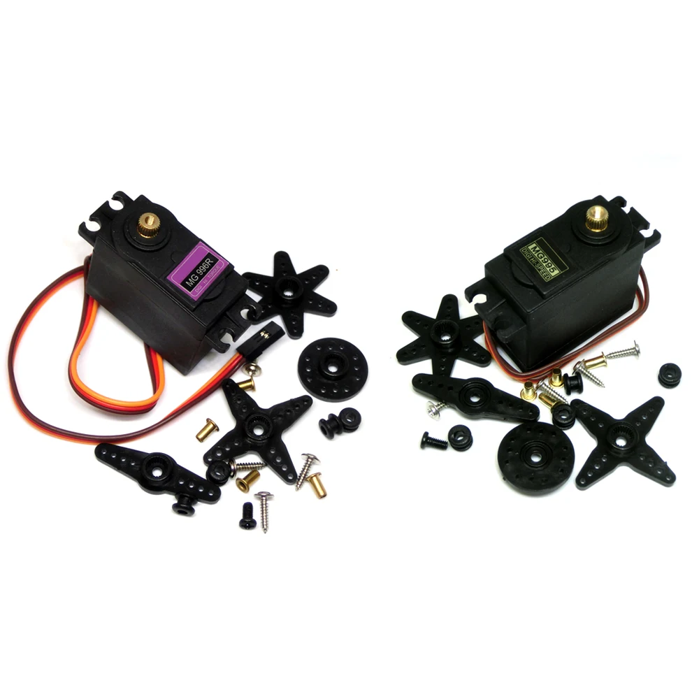 Servomoteurs Numpopularité MG995 MG996R, Engrenage Entièrement D.lique, pour Voiture JR, Modèle RC, Hélicoptère, Bateau Ardu37UNO, DIY, 13/15kg