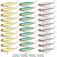 10/30 Uds. Señuelos chapados DUO Metal Jigs 7g 10g 15g 20g 30g 40g 60g Jigging Crankbait Jig señuelo de Pesca señuelos de agua salada