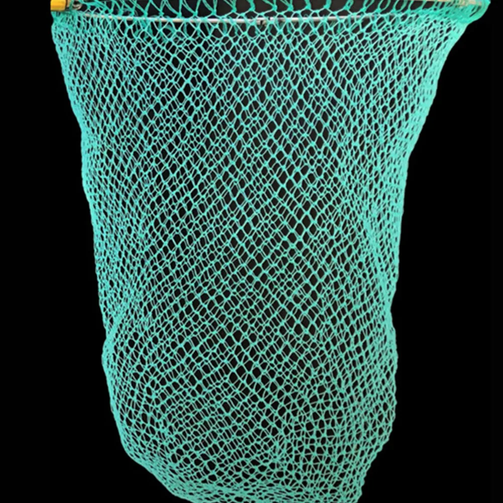 

Fishing Landing Net Thick Braided Nylon Mesh Durable Portable Replacement Net Outdoor Use Fast Water Filtration