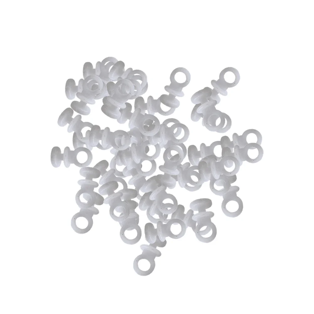 50pcs Plastic Curtain Track Hooks Runners Fittings For Camper Car RV Van Motorhome Caravan Boat Curtain Hardware Accessories