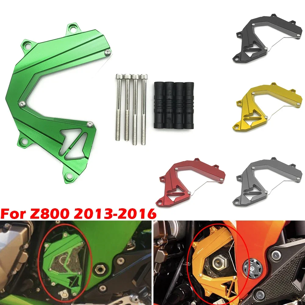 

For KAWASAKI Z800 2013 2014 2015 2016 Motorcycle Front Sprocket Chain Guard Gear Protection Cover Z 800 Accessories