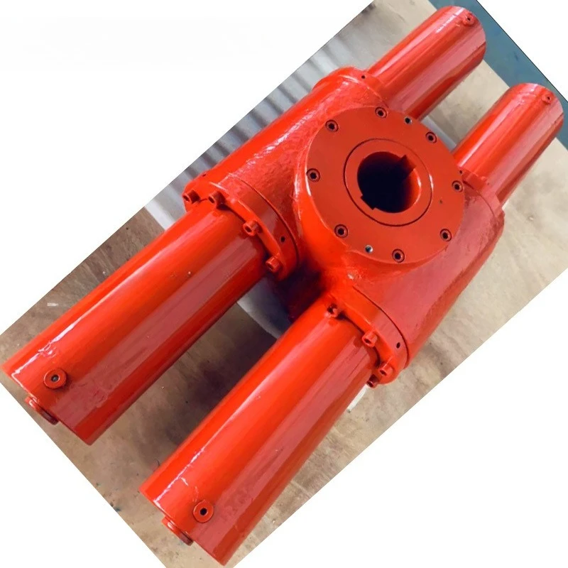Swing cylinder, rack and pinion swing cylinder, rack swing hydraulic cylinder